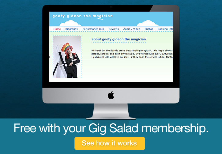 Websites for Performers